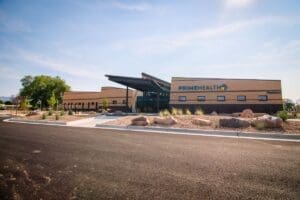 exterior of primehealth plus new main health and dental clinic in grand junction, colorado